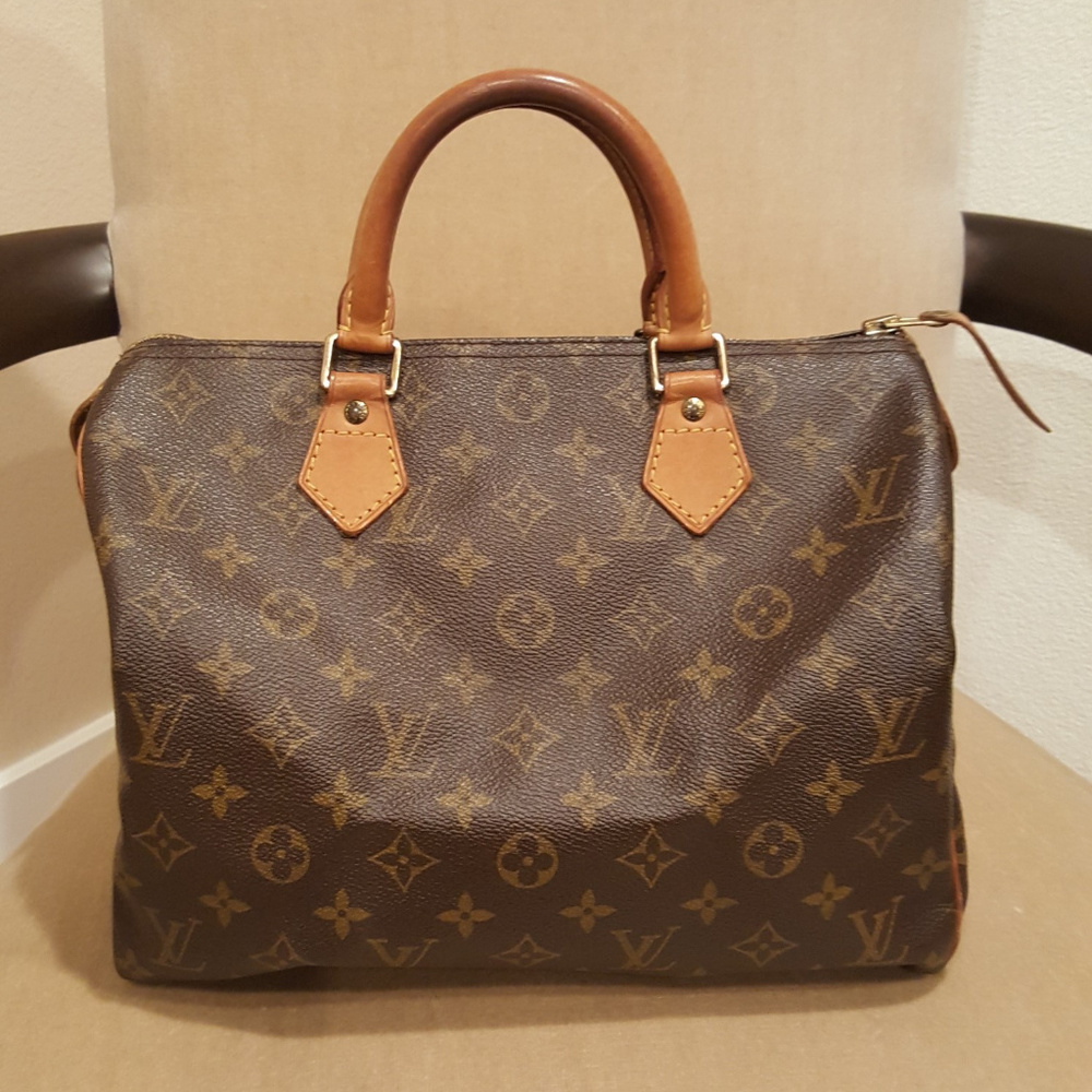 Authentic Louis Vuitton Speedy 30 Date Code SP1914